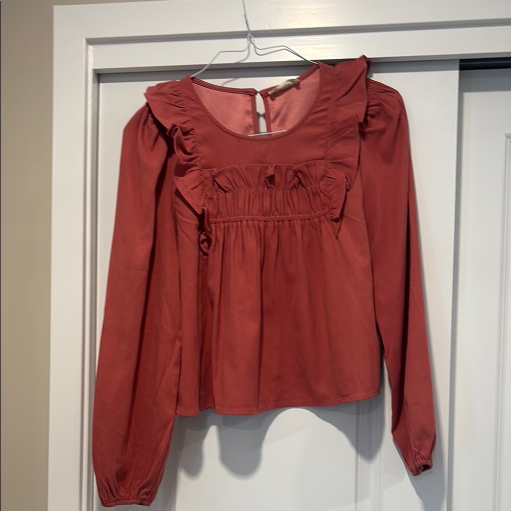 Elegant Ruffled Top